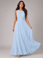 Gwen | Ruched High-Neck Maxi Dress for Women