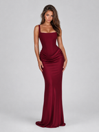 Genevieve | Square Neck Bodycon Maxi Dress for Women