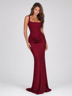 Genevieve | Square Neck Bodycon Maxi Dress for Women