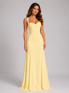 Vesna | Sweetheart Lace-Up Maxi Dress for Women