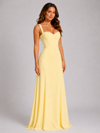 Vesna | Sweetheart Lace-Up Maxi Dress for Women