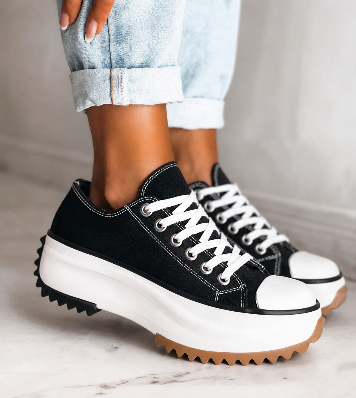 Nadalisse | Round-Toe Platform Loafers for Women