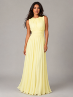 Gwen | Ruched High-Neck Maxi Dress for Women