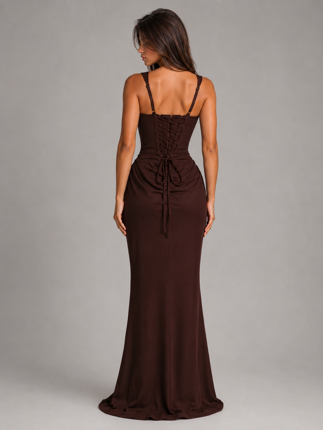 Genevieve | Square Neck Bodycon Maxi Dress for Women