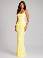 Genevieve | Square Neck Bodycon Maxi Dress for Women