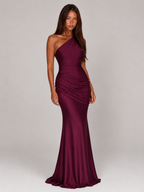 Finja | One-Shoulder Draped Maxi Dress for Women