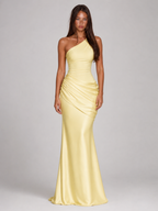 Finja | One-Shoulder Draped Maxi Dress for Women