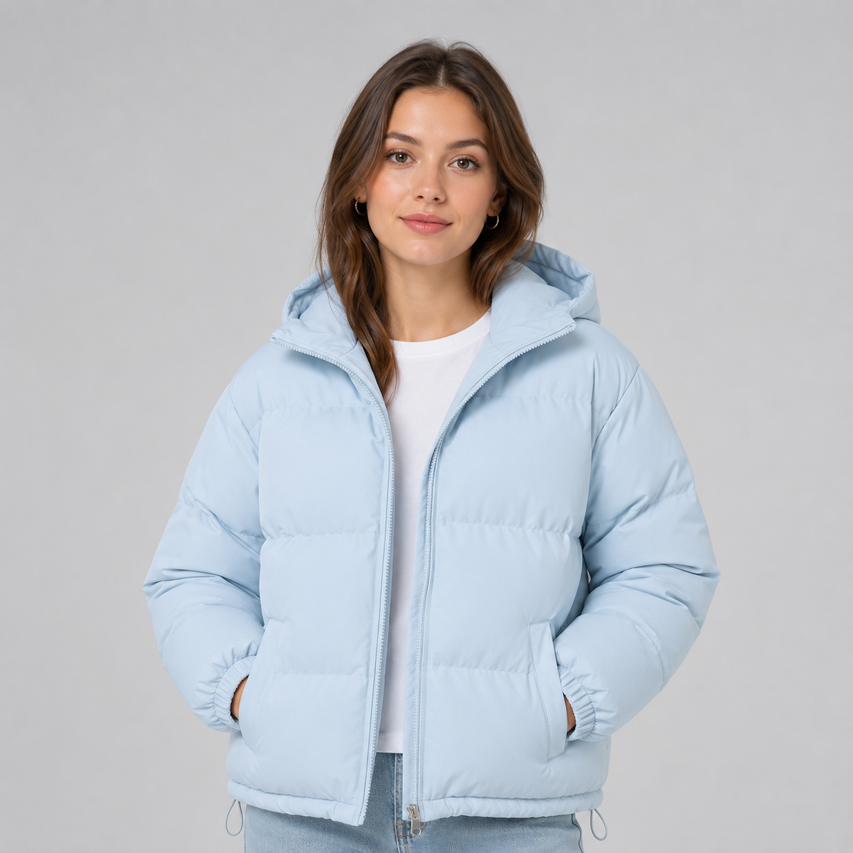 Lisette | Hooded Quilted Puffer Jacket for Women