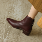 Nadalind | Sleek Ankle Boots with Block Heel for Women