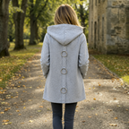 Juno | Oversized Hooded Button-Front Cardigan with Pockets