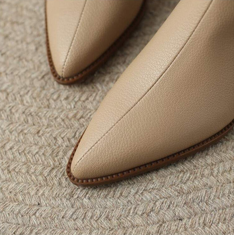 Nadalind | Sleek Ankle Boots with Block Heel for Women