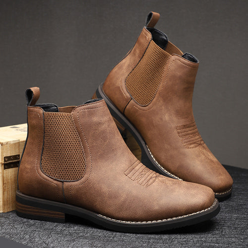 Christophe | Lace-Up Winter Boot for Men with Ankle Collar