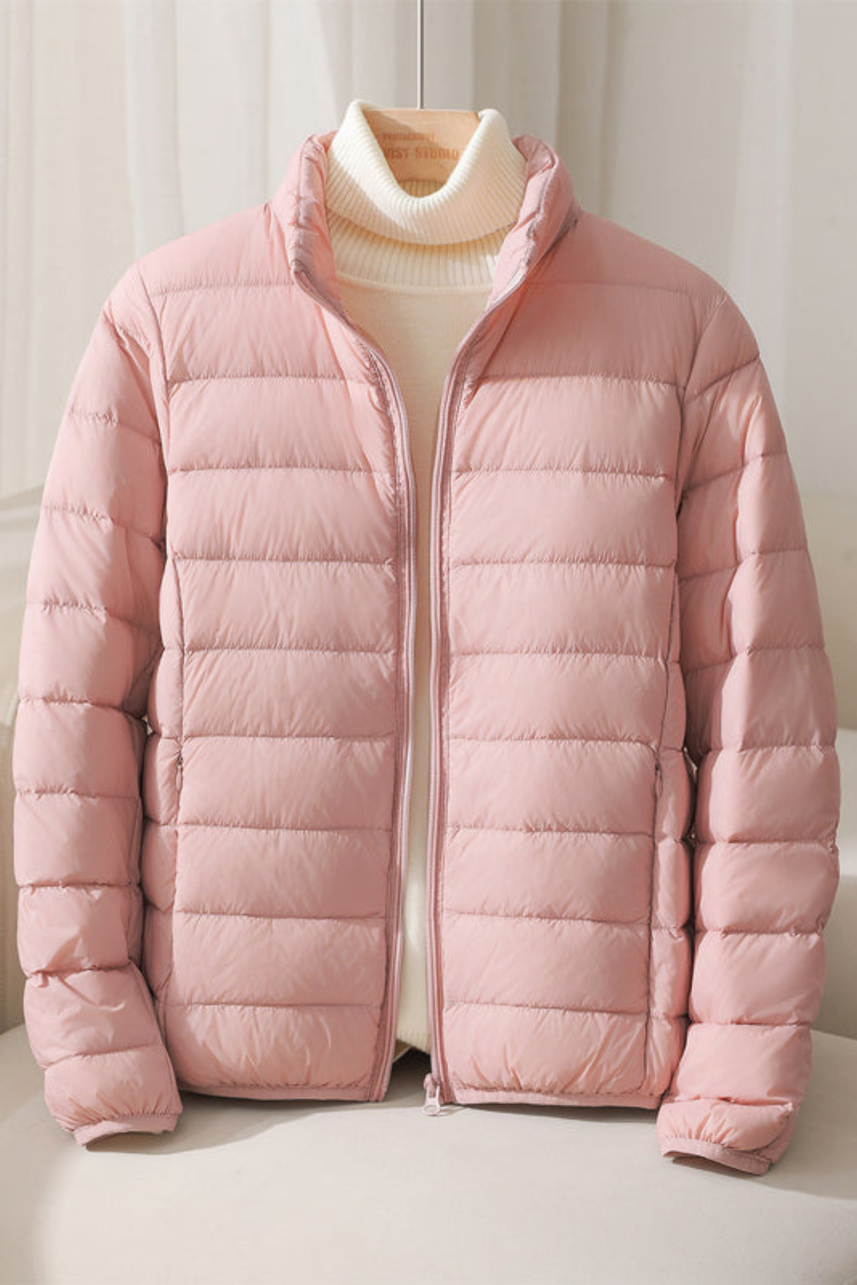 Lilian Quilted Zip-Up Puffer Jacket for Women
