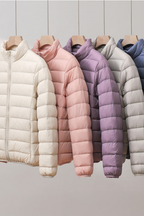 Lilian Quilted Zip-Up Puffer Jacket for Women