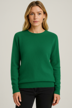 Anouk | Women's Crewneck Sweater Relaxed-Fit Winter Knit