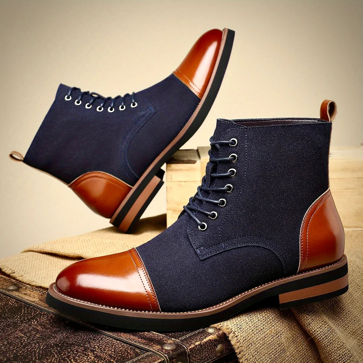 Stefaan | Lace-Up Oxford Winter Boot for Men