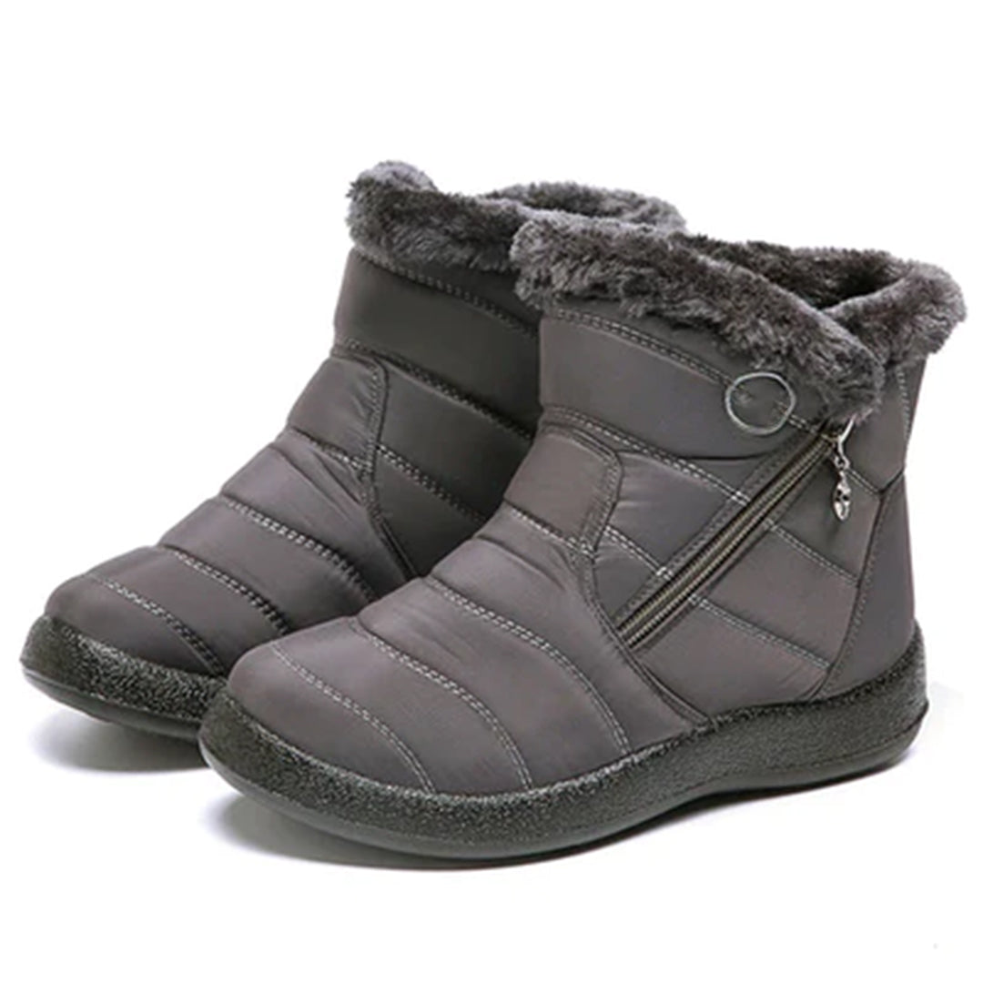Anneleen | Faux Fur-Lined Winter Boot with Side Zip for Women