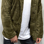 Miles | Button-Front Fleece Vest for Men