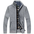 Lucas | Patchwork Button-Front Cardigan for Men