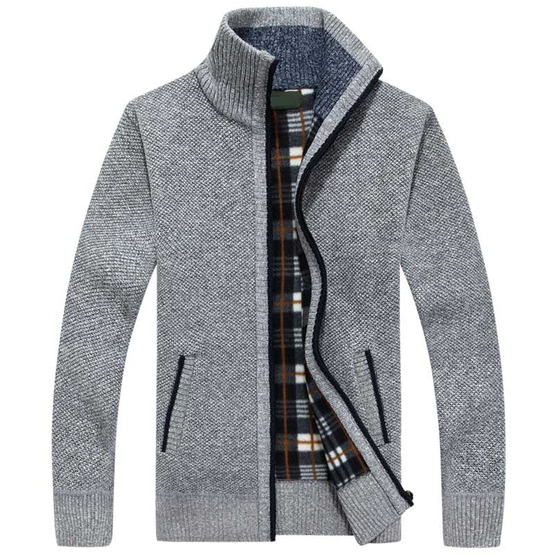 Lucas | Patchwork Button-Front Cardigan for Men