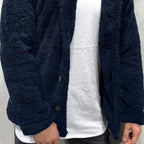 Miles | Button-Front Fleece Vest for Men