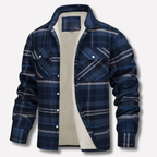 Rhys | Checkered Button-Front Flannel Shirt for Men