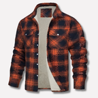 Rhys | Checkered Button-Front Flannel Shirt for Men