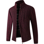 Lucas | Patchwork Button-Front Cardigan for Men