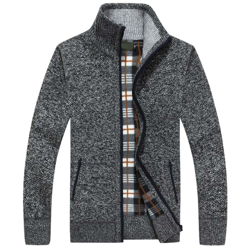 Lucas | Patchwork Button-Front Cardigan for Men
