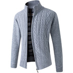 Lucas | Patchwork Button-Front Cardigan for Men