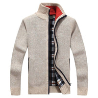 Lucas | Patchwork Button-Front Cardigan for Men