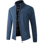 Lucas | Patchwork Button-Front Cardigan for Men