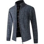 Lucas | Patchwork Button-Front Cardigan for Men