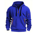 Hayes | Quarter-Zip Hoodie with Sleeve Pocket for Men