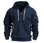 Hayes | Quarter-Zip Hoodie with Sleeve Pocket for Men
