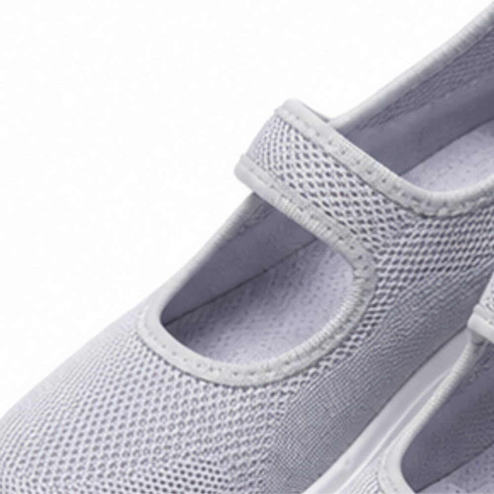 Alexa Adjustable-Strap Mesh Platform Sneakers for Women