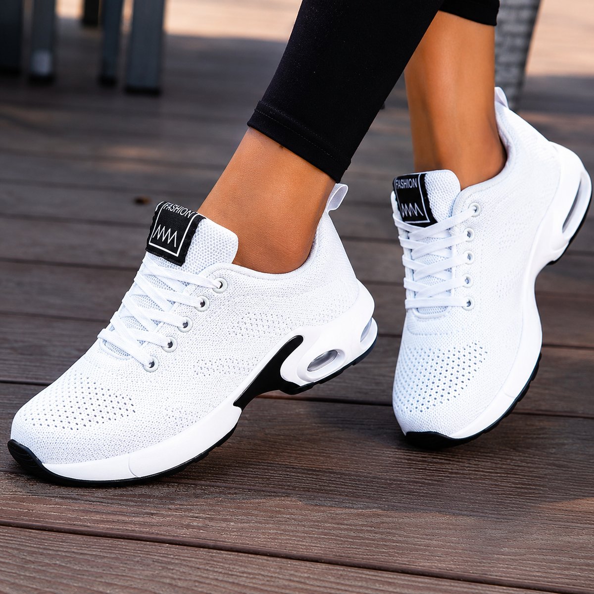 Marlo | Cushioned Slip-On Walking Sneakers with Ankle Support