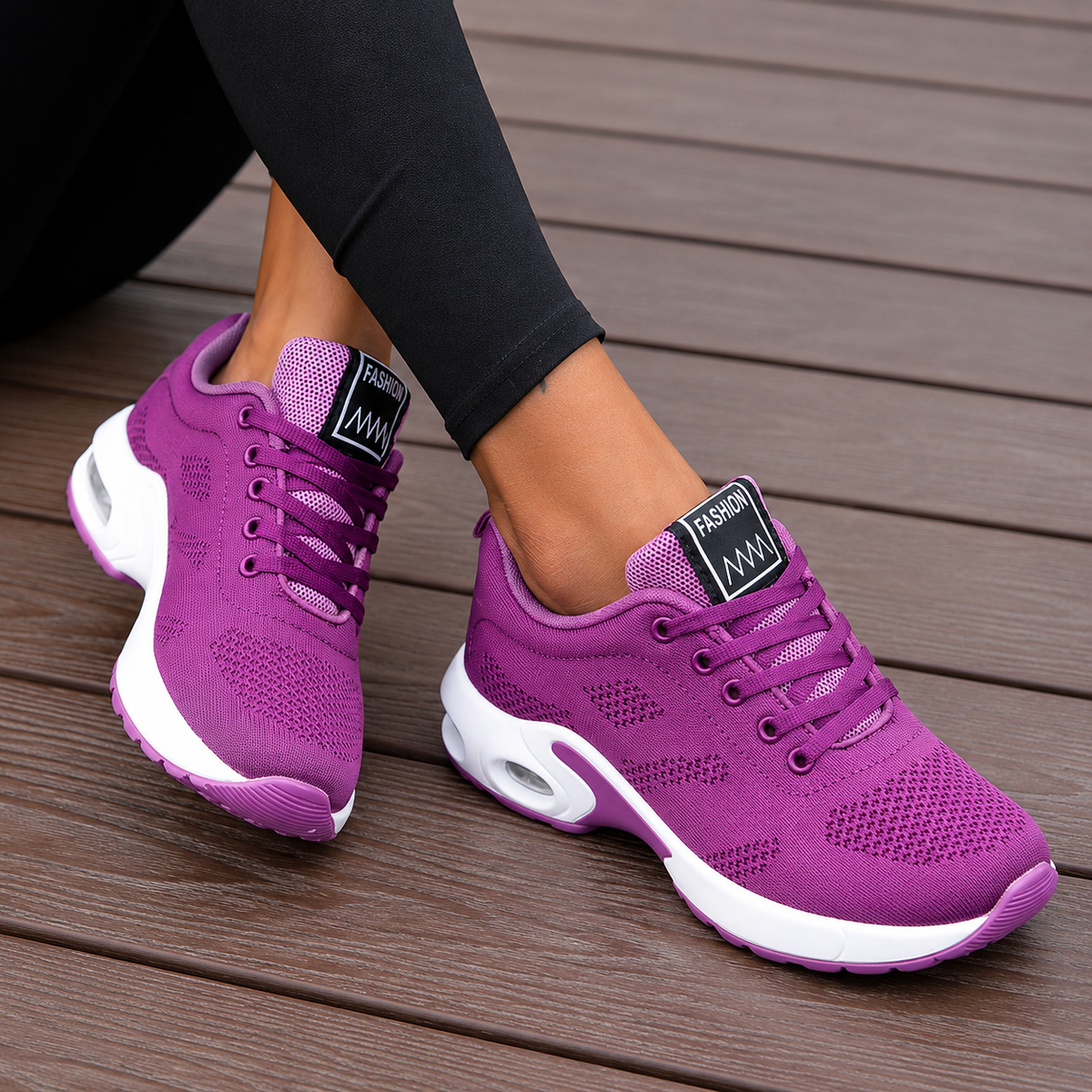 Marlo | Cushioned Slip-On Walking Sneakers with Ankle Support