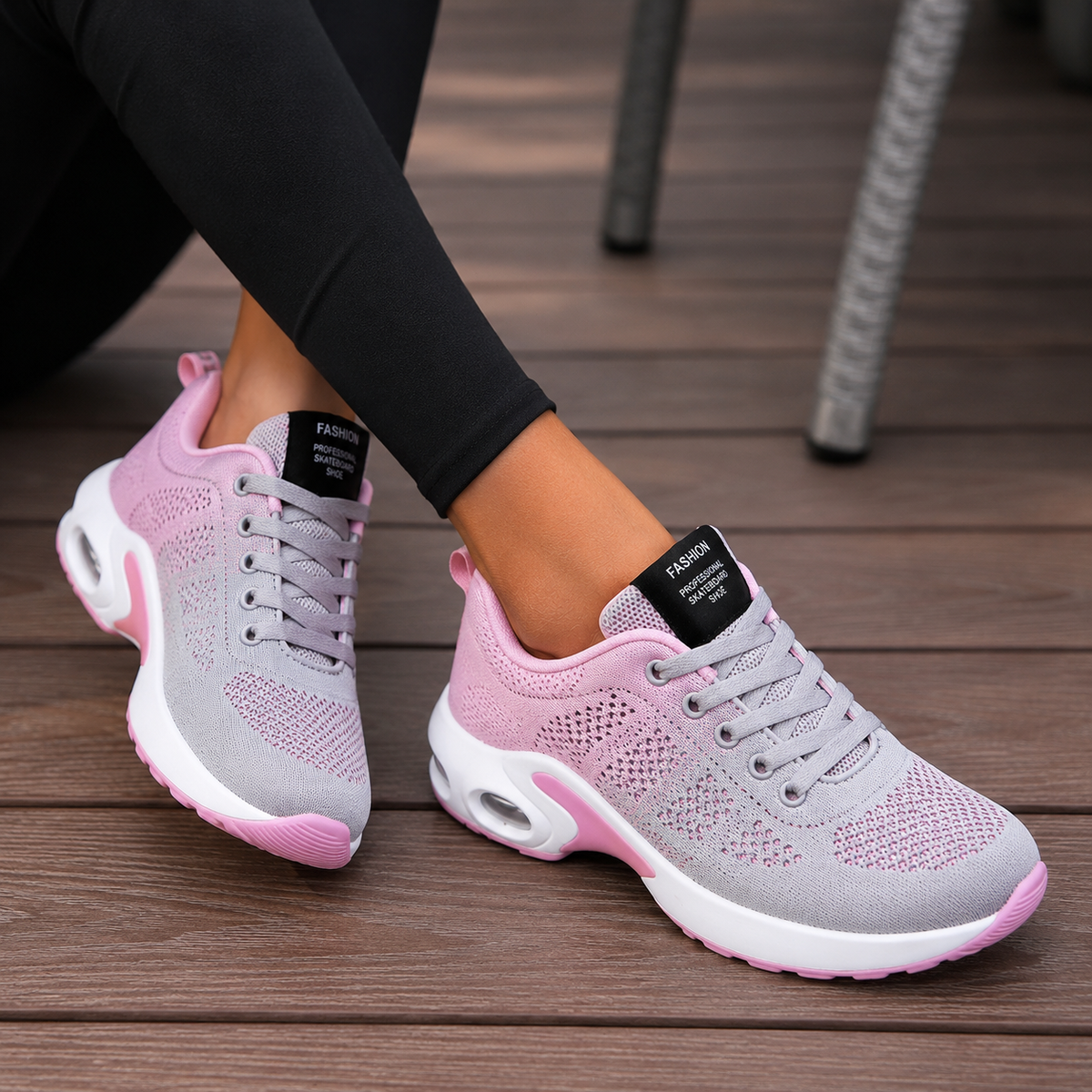 Marlo | Cushioned Slip-On Walking Sneakers with Ankle Support