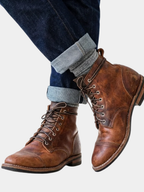 Kai | Velcro Strap Ankle Boots for Men