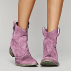 Elsa | Western Cowboy Boots with Low Heel for Women