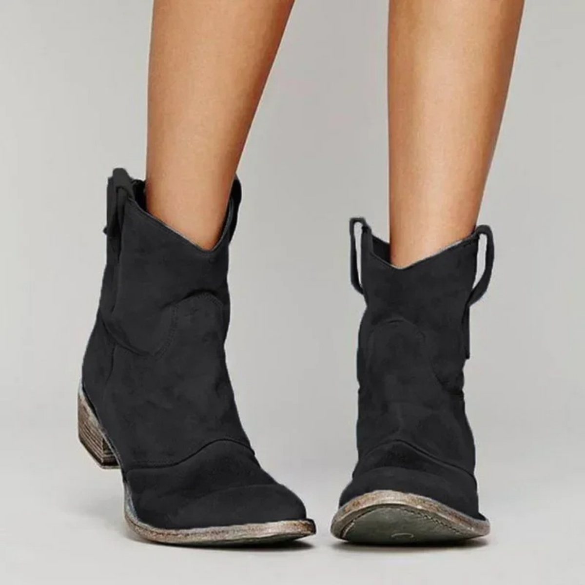Elsa | Western Cowboy Boots with Low Heel for Women