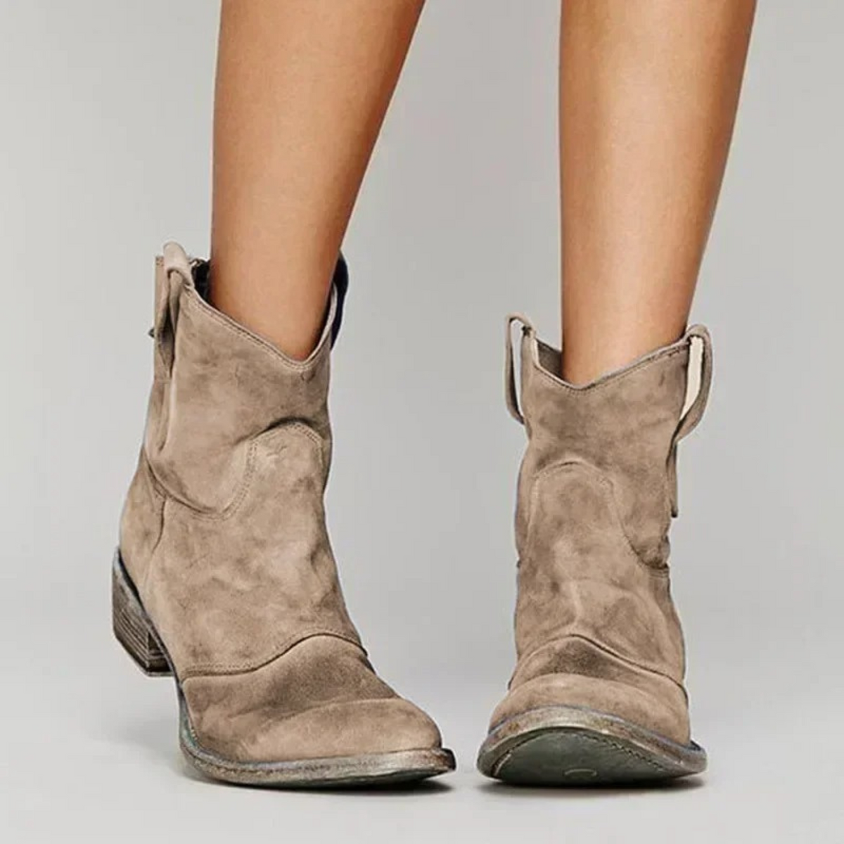 Elsa | Western Cowboy Boots with Low Heel for Women