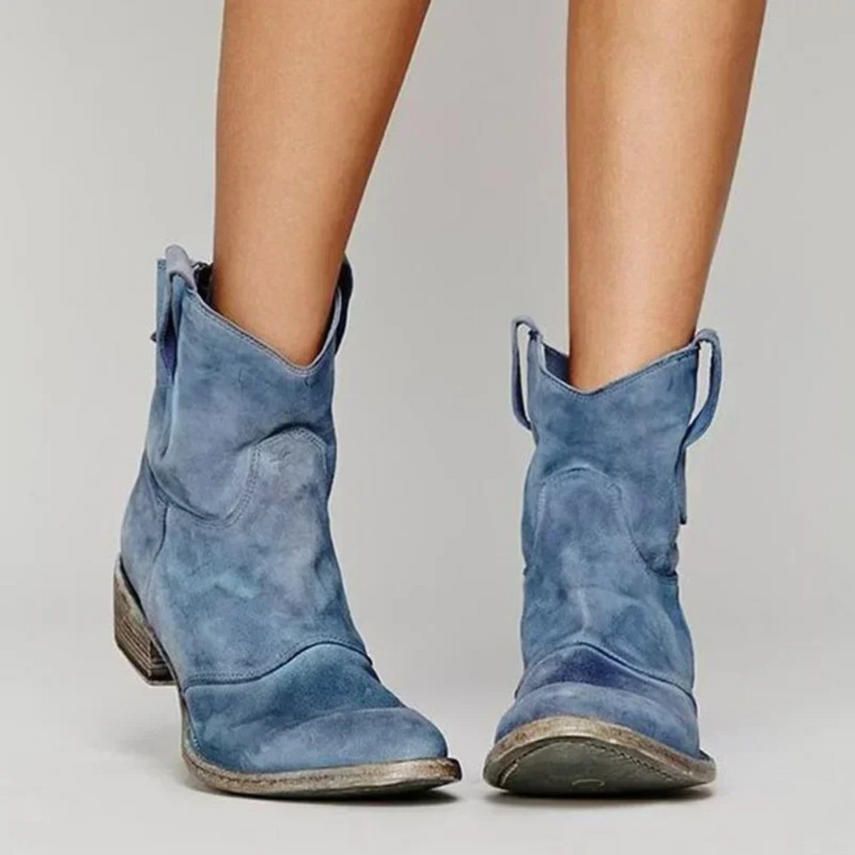Elsa | Western Cowboy Boots with Low Heel for Women