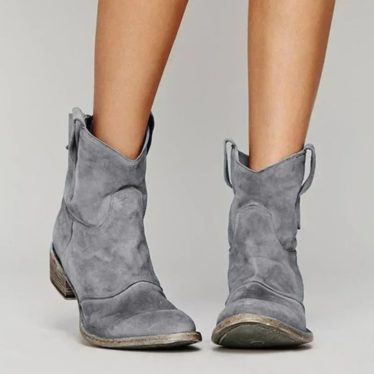 Elsa | Western Cowboy Boots with Low Heel for Women