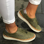 Silke | Perforated Tassel Slip-On Loafers for Women