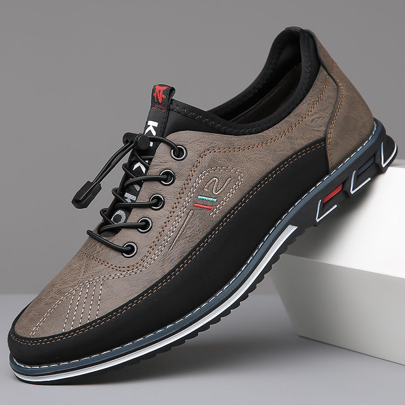 Konrad | Round-Toe Lace-Up Leather Shoes for Men
