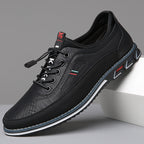 Konrad | Round-Toe Lace-Up Leather Shoes for Men
