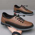 Konrad | Round-Toe Lace-Up Leather Shoes for Men