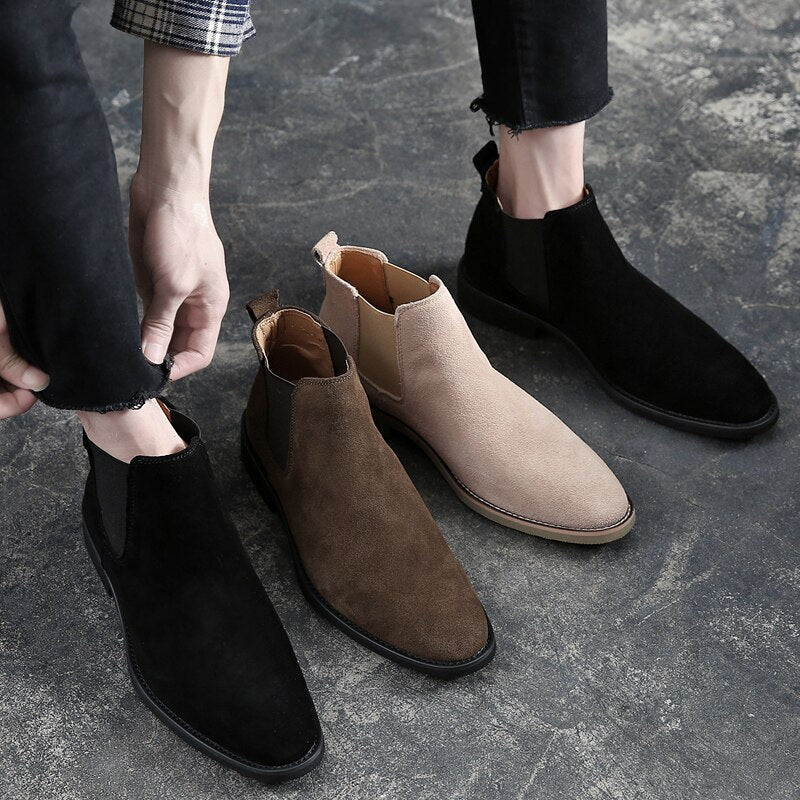 Sjoerd | Pointed-Toe Chelsea Ankle Boots for Men